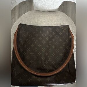 Louis Vuitton Brown Monogram Tote Bag